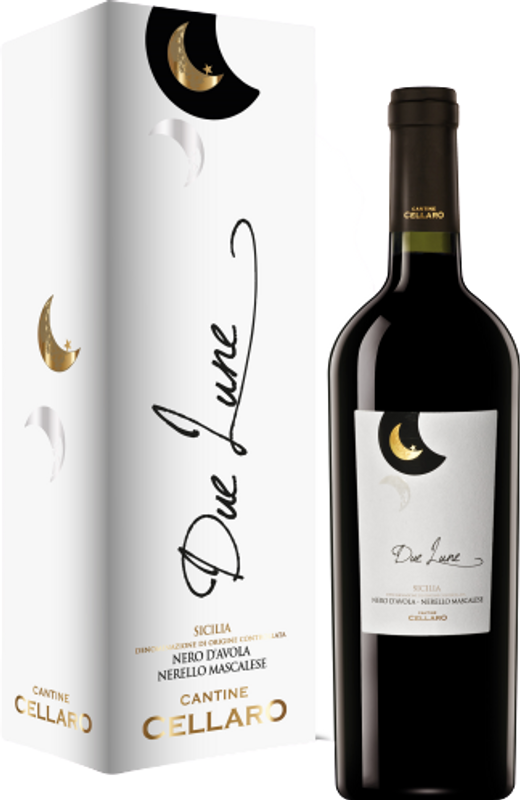 Flasche Due Lune Sicilia IGT Cantine Cellaro von Cantine Cellaro