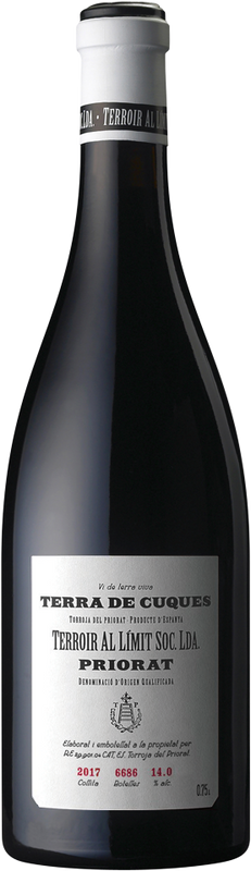 Bottiglia di Terra de Cuques Negre DOQ Terroir al Limit di Terroir al Limit