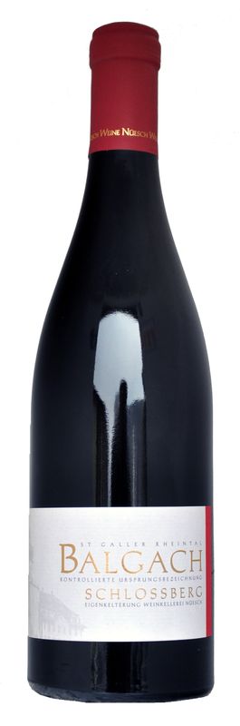 Flasche Balgach Schlossberg Pinot noir Nüesch von Nüesch