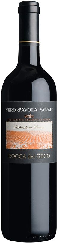 Bottiglia di Nero d'Avola Syrah IGP Rocca del Geco di Rocca del Geco