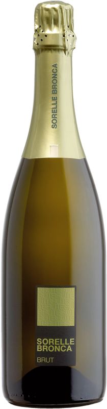 Bottiglia di Prosecco Valdobbiadene Superiore DOCG Sparkling Brut Sorelle Bronca di Sorelle Bronca