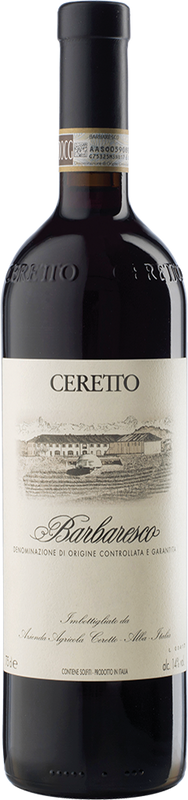 Flasche Barbaresco DOCG Azienda Vinicole Ceretto von Azienda Vinicole Ceretto