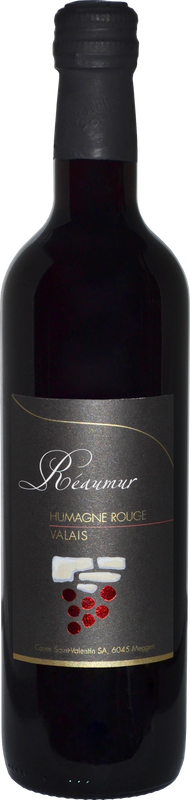 Flasche Reaumur Humagne Rouge AOC Valais Caves Saint-Valentin von Caves Saint-Valentin