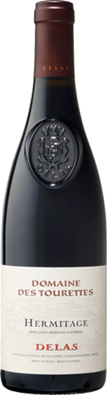 Flasche Hermitage Domaine des Tourettes rouge Delas Frères von Delas Frères