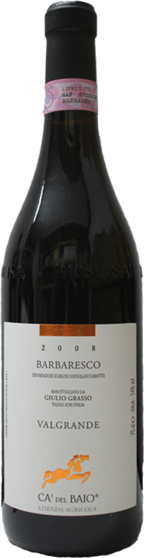 Bouteille de Barbaresco Vallegrande DOCG Cà del Baio di Giulio Grasso de Cà del Baio di Giulio Grasso