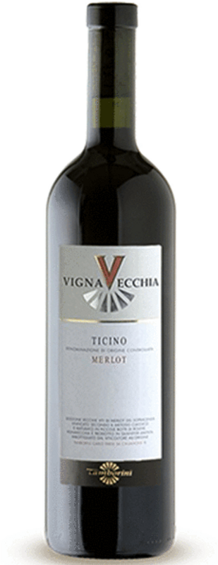 Flasche Vignavecchia Merlot del Ticino DOC Tamborini von Tamborini