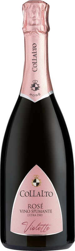 Flasche Violette Rosé Spumante Extra Dry Collalto von Collalto