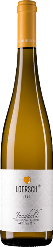 Bouteille de Riesling Jungheld Holzfass Trittenheimer Apotheke trocken Weingut Alexander Loersch de Weingut Alexander Loersch