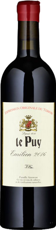 Bottiglia di Le Puy Emilien VdF Château le Puy di Château le Puy