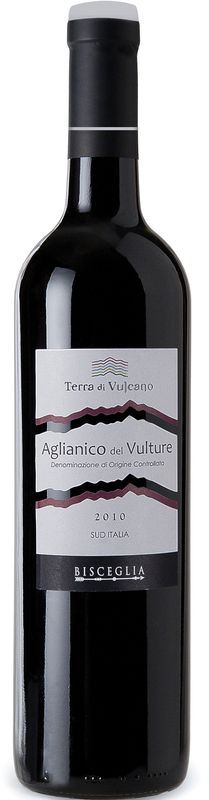 Bottiglia di Aglianico del Vulture DOC Terre di Vulcano Bisceglia di Bisceglia