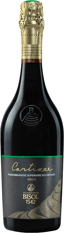 Flasche Bisol Cartizze Dry Prosecco Superiore Valdobbiadene DOCG Bisol von Bisol