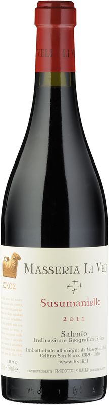 Bouteille de Askos Susumaniello Salento IGT Li Veli de Li Veli