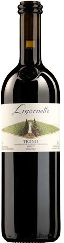 Bottiglia di Ligornetto Merlot del Ticino DOC Vinattieri di Vinattieri