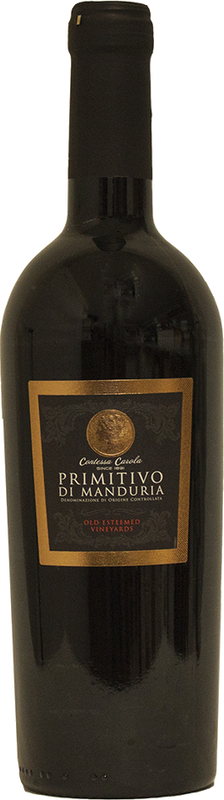 Flasche Primitivo Di Manduria DOC Contessa Carola von Contessa Carola