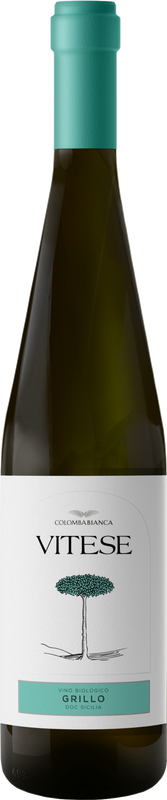 Flasche Vitese Grillo Sicilia DOC Colomba Bianca von Colomba Bianca