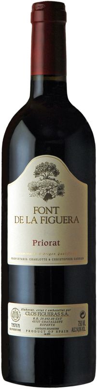 Flasche Priorat DOCa Font de la Figuera Clos Figueras von Clos Figueras