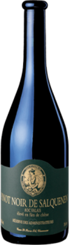Bouteille de Réserve des Administrateurs Pinot Noir de Salquenen Valais AOC élevé en fûts de chêne Saint-Pierre de Saint-Pierre
