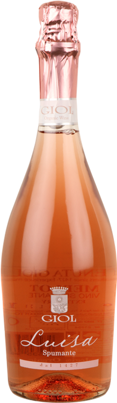 Flasche Spumante Rosato Luisa Merlot Extra Dry IGT Azienda Agricola GIOL von Azienda Agricola GIOL