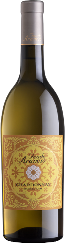 Flasche Chardonnay Sicilia DOC Feudo Arancio von Feudo Arancio