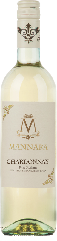 Bouteille de Chardonnay Terre Siciliane IGT Mannara de Mannara