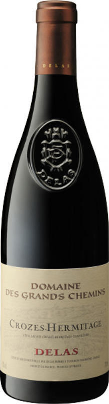 Flasche Crozes Hermitage Domaine des Grands Chemins rouge Delas Frères von Delas Frères