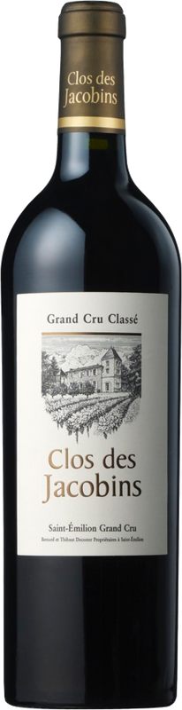 Bottiglia di Clos Des Jacobins Saint Emilion Grand Cru AOC Château Clos des Jacobins di Château Clos des Jacobins