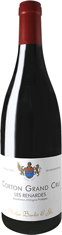 Bouteille de Corton AC Les Renardes Arthur Barolet & Fils de Arthur Barolet & Fils