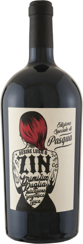 Bouteille de Desire Lush & Zin Primitivo Puglia IGT Pasqua de Pasqua