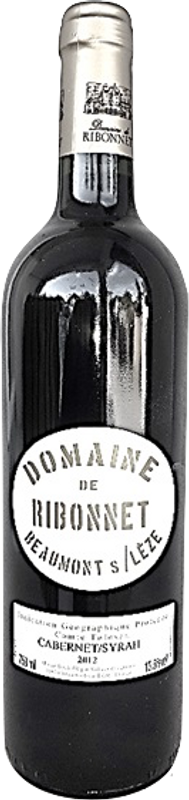 Bouteille de Cabernet Sauvingon / Syrah VDP Haute Garonne Domaine de Ribonnet de Domaine de Ribonnet
