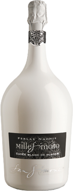 Bottiglia di Perlae Naonis Weiss Brut Millesimato San Simone di San Simone