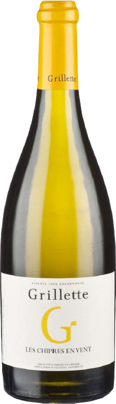 Flasche Les Chipres en Vent Chardonnay AOC Grillette Domaine De Cressier von Grillette Domaine De Cressier