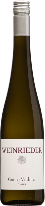 Flasche Weinviertel Grüner Veltliner Klassik Weingut Weinrieder von Weingut Weinrieder