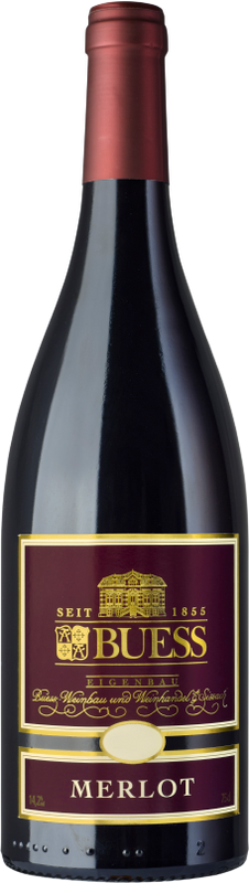 Bottle of Merlot BUESS VdP Buess Weinbau from Buess Weinbau