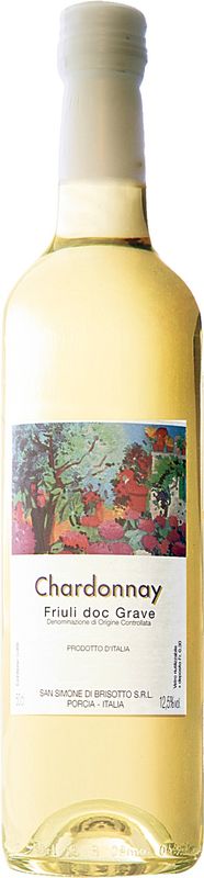 Flasche Chardonnay Grave del Friuli DOC San Simone von San Simone