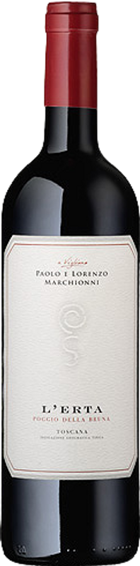 Bottiglia di L'Erta Poggio della Bruna Paolo e Lorenzo Marchionni di Paolo e Lorenzo Marchionni