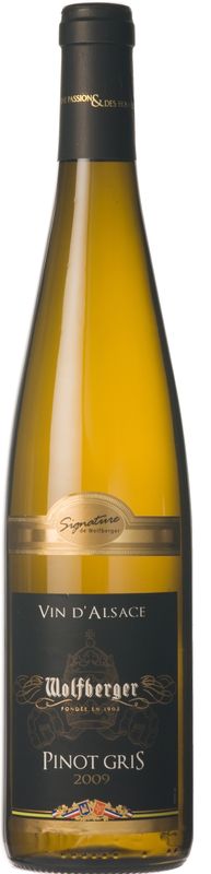 Flasche Grand Cru Eichberg Pinot Gris Vin d'Alsace AOC Wolfberger von Wolfberger