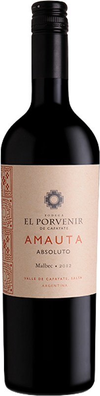 Bottiglia di Amauta Absoluto Malbec El Porvenir Bodegas El Porvenir di Bodegas El Porvenir