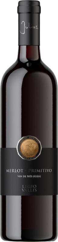 Flasche Merlot-Primitivo Vin de Pays Suisse Vins&Vignobles Julius SA von Vins&Vignobles Julius SA