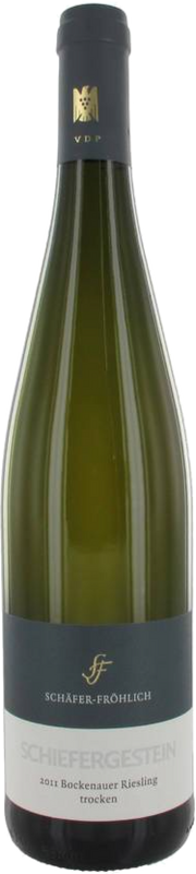 Bottle of Bockenauer Riesling Vom Schiefergestein Nahe Weingut Schäfer-Fröhlich from Weingut Schäfer-Fröhlich