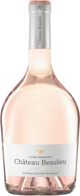 Bottiglia di Rosé Cuvée Alexandre AOC Chateau Beaulieu di Chateau Beaulieu