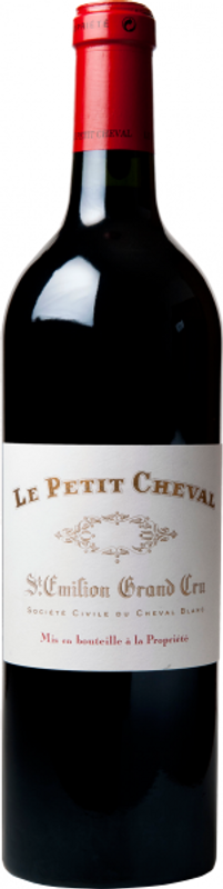 Bottle of Le Petit Cheval Grand Cru St-Emilion AOC Second Vin du Château Cheval Blanc Château Cheval Blanc from Château Cheval Blanc