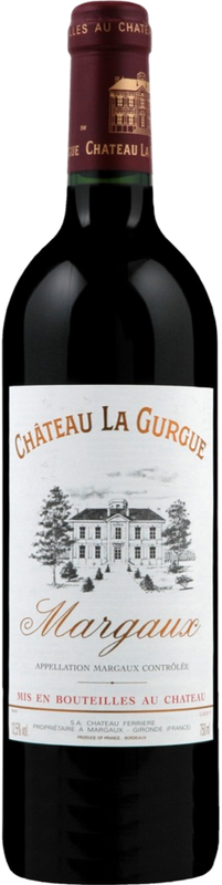 Bottiglia di Château La Gurgue cru bourgeois Margaux AOC Château La Gurgue di Château La Gurgue