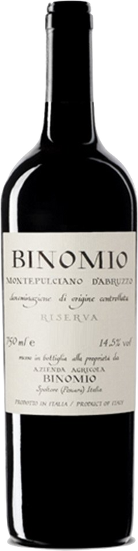 Flasche Montepulciano d'Abruzzo Riserva DOC Azienda Agricola Binomio von Azienda Agricola Binomio