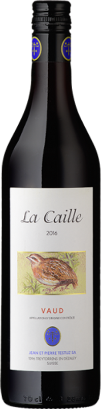 Bottiglia di Gamay Vaudois AOC La Caille Testuz di Testuz