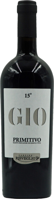 Bottle of GIO Primitivo Salento IGT Riserva Cantine Risveglio from Cantine Risveglio