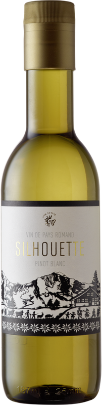 Bouteille de Assemblage blanc Vin de Pays Romand Silhouette de Silhouette