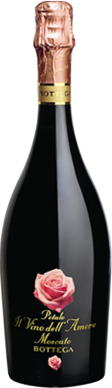 Flasche Moscato Petalo "vino Dell'amore" Bottega von Bottega