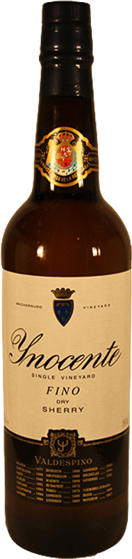 Bottiglia di El Fino Inocente Valdespino Fino DO Jerez Valdespino S.A. di Valdespino S.A.