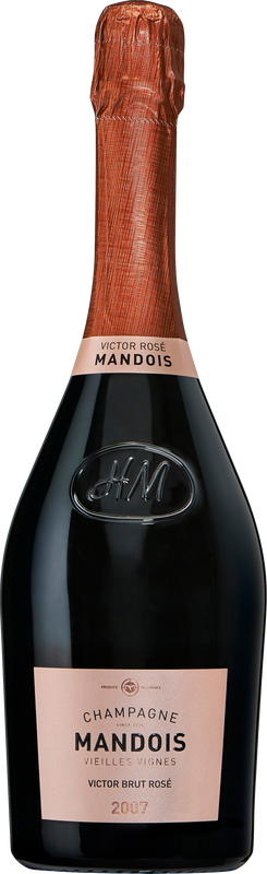 Bottle of Champagne Mandois Victor Rosé Mandois from Mandois