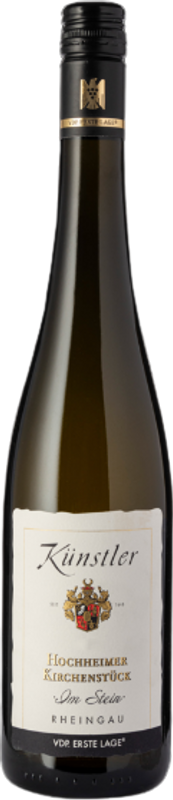Flasche Riesling Kirchenstück Im Stein Trocken Erste Lage Rheingau DQ Weingut Franz Künstler von Weingut Franz Künstler